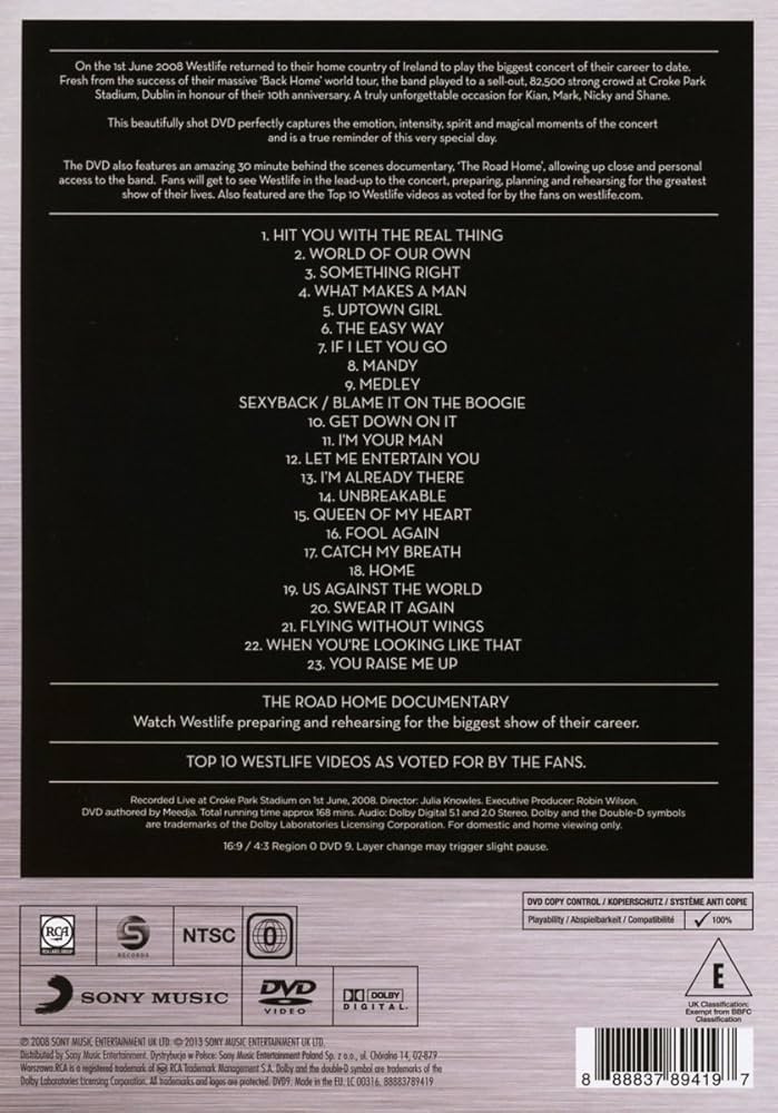 Amazon.com: 10 Years of Westlife: Live at Croke Park : Westlife